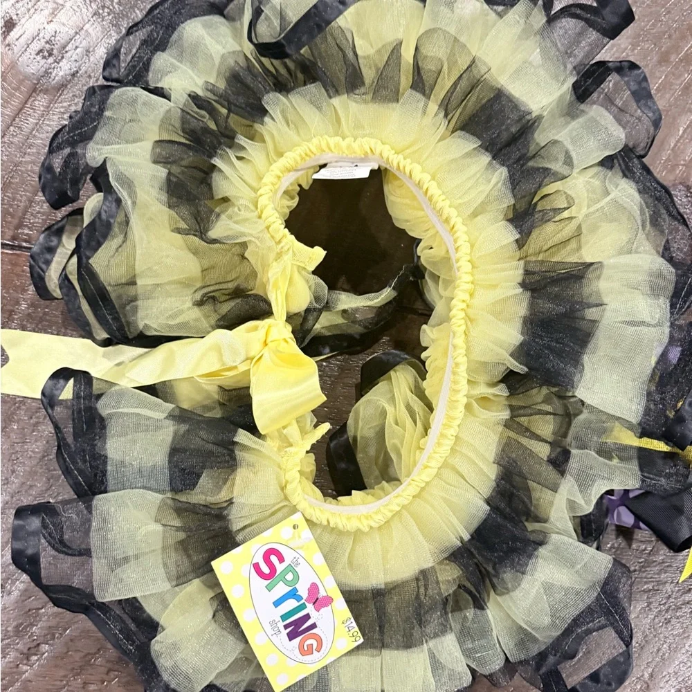 Kids Yellow and Black Dance Tutu